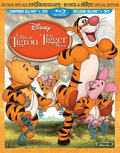 Le Film de Tigrou: Edition Speciale / The Tigger Movie (Bilingual Blu-ray Combo Pack + Comprend une affiche de jeux d�arbre g�n�alogique avec autocollants dans l�emballage) [Blu-ray + DVD] (Version fran�aise) [Blu-ray]