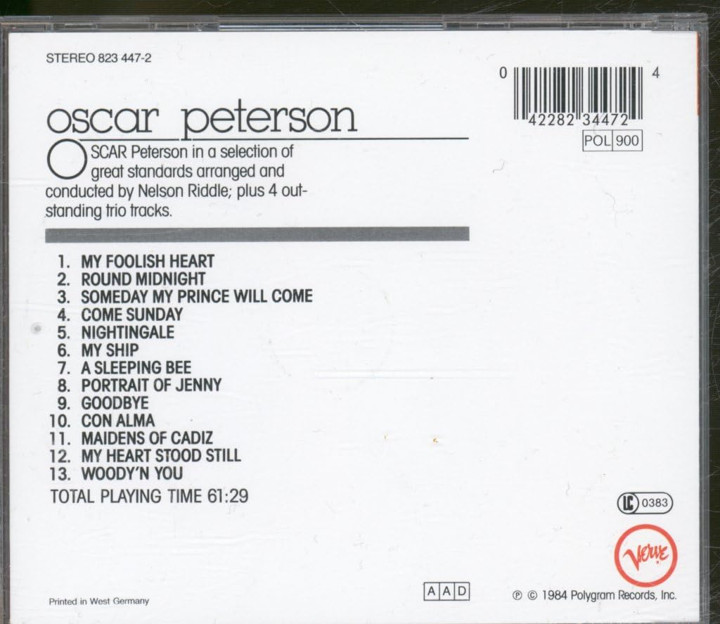 Silver Collection [Audio CD] Peterson, Oscar