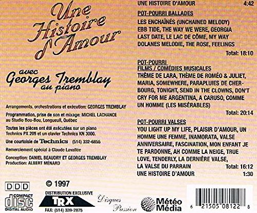 Une Histoire D'amour [Audio CD]