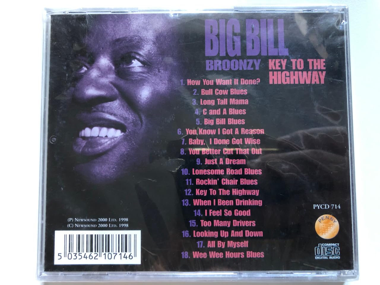 Key To The Highway [Audio CD] BIG BILL BROONZY - Very Good