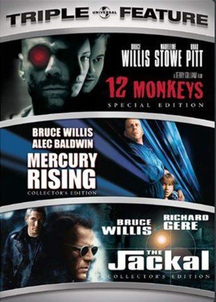 12 Monkeys / Mercury Rising / The Jackal (Triple Feature) [DVD]