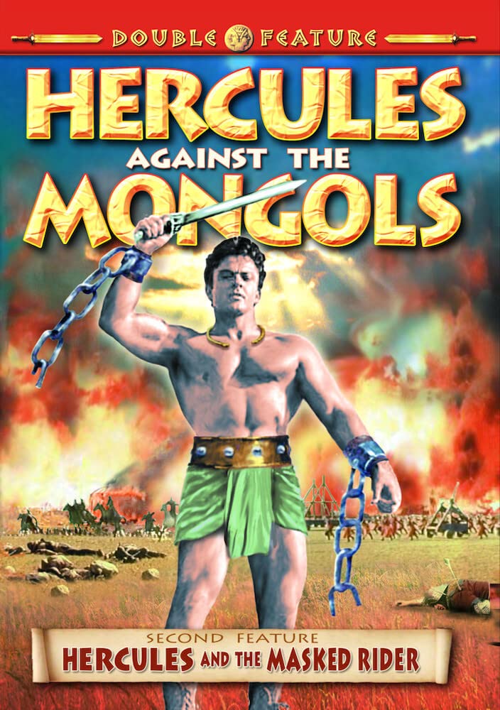 Hercules Double Feature: Hercules Against the Mongols (1963) / Hercules and the Masked Rider (1964) [DVD] - Very Good