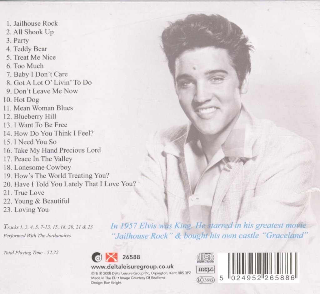 FROM JAILHOUSE TO GRACELAND CD EUROPEAN DELTA 2009 [Audio CD] Elvis Presley