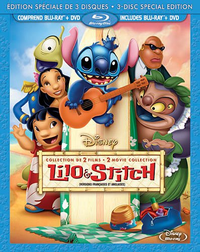 Lilo et Stitch Collection de 2 Film (Lilo et Stitch / Lilo et Stitch 2 : Stitch fait clic) (Bilingual) [Blu-ray + DVD] [Blu-ray]