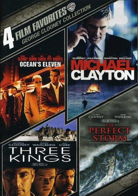 4 Film Favorites: George Clooney Collection (Ocean's Eleven / Michael Clayton / Three Kings / The Perfect Storm) [DVD] - Very Good