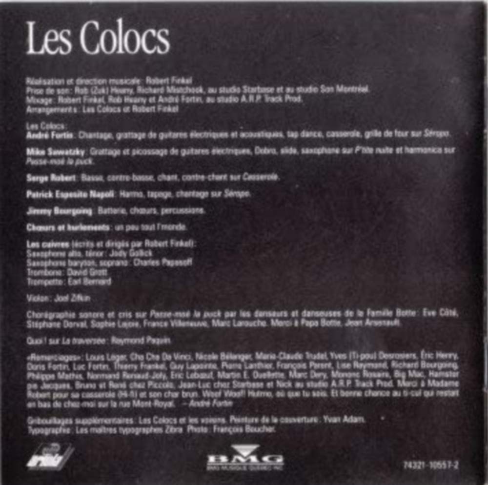 Les Colocs - 1993 [Audio CD] LES COLOCS