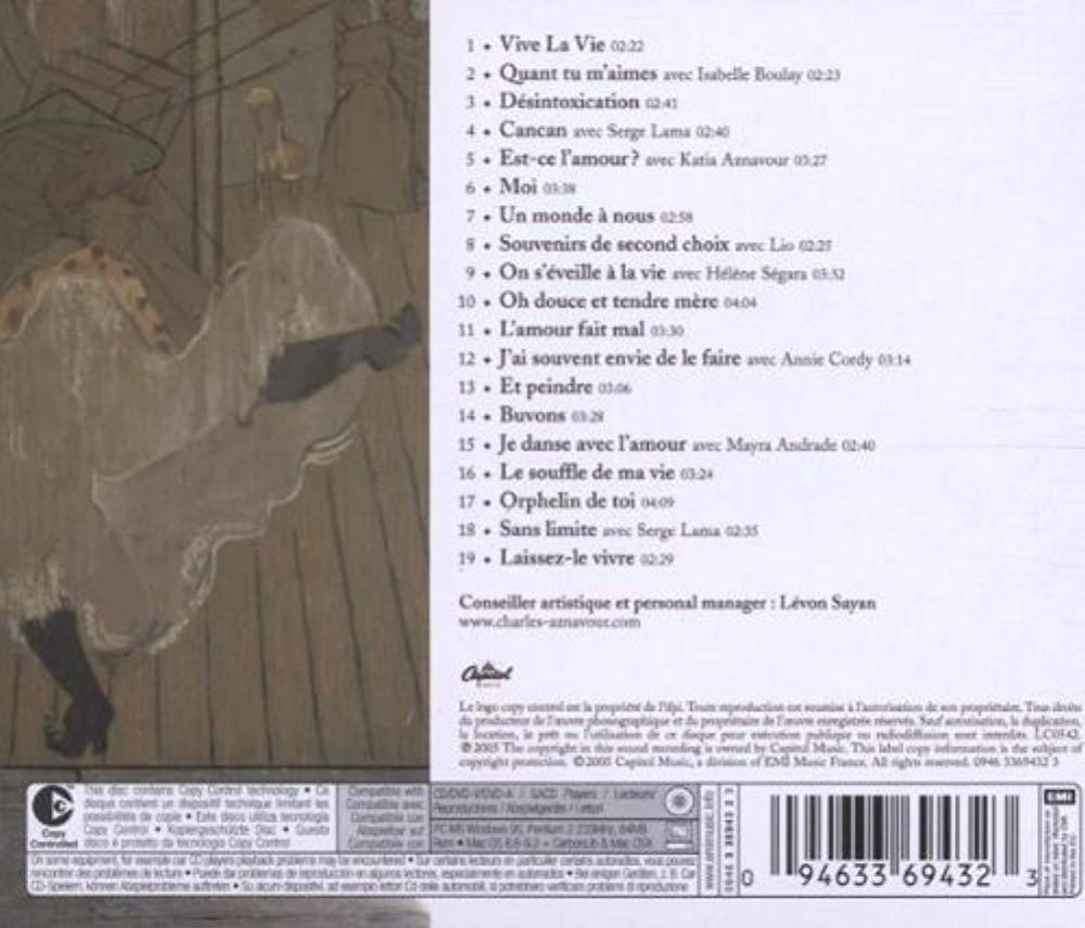 Insolitement Votre [Audio CD] Aznavour, Charles