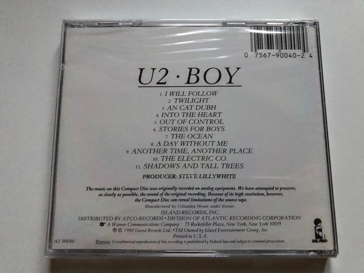 Boy - CD