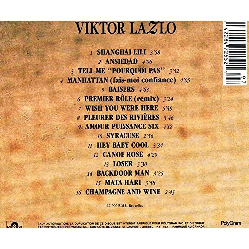 Viktor Lazlo [Audio CD] - Very Good