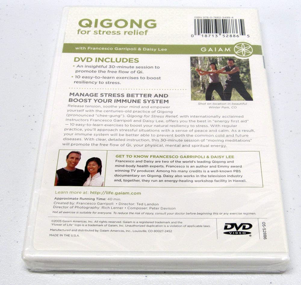 QIGONG FOR STRESS RELIEF [DVD] - Good
