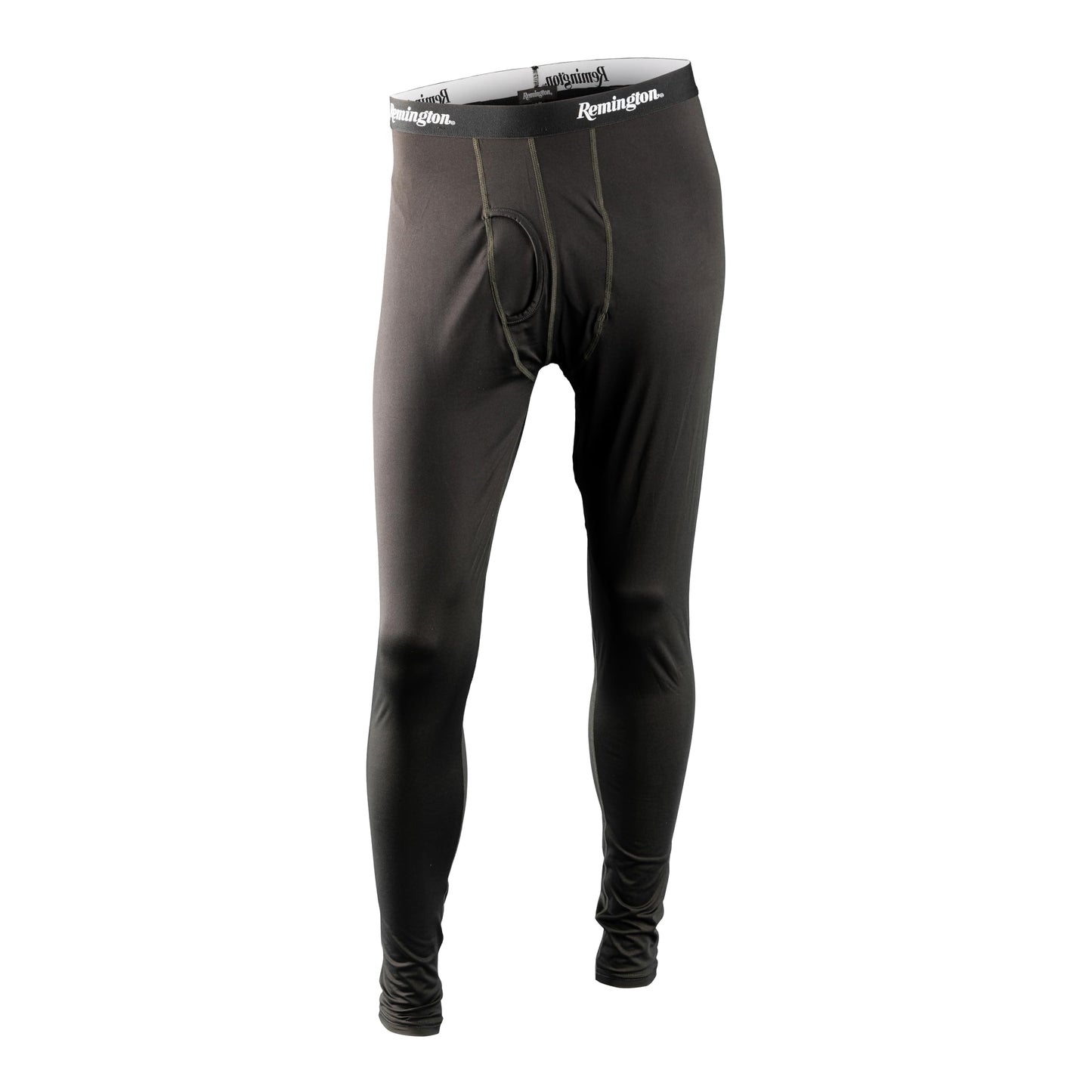 Remington - Men's Base Layer Pants Thermal Underwear - Hunting Heat Gear & Pants - Moisture-Wicking - Anti-Odor Elastic Waistband - Size L - Black