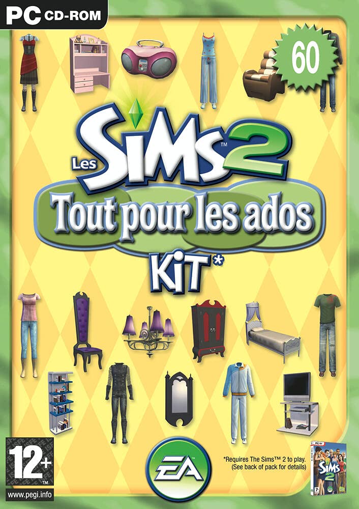 Les Sims 2 : Tout pour les ados kit (vf) - Windows [video game] - Very Good