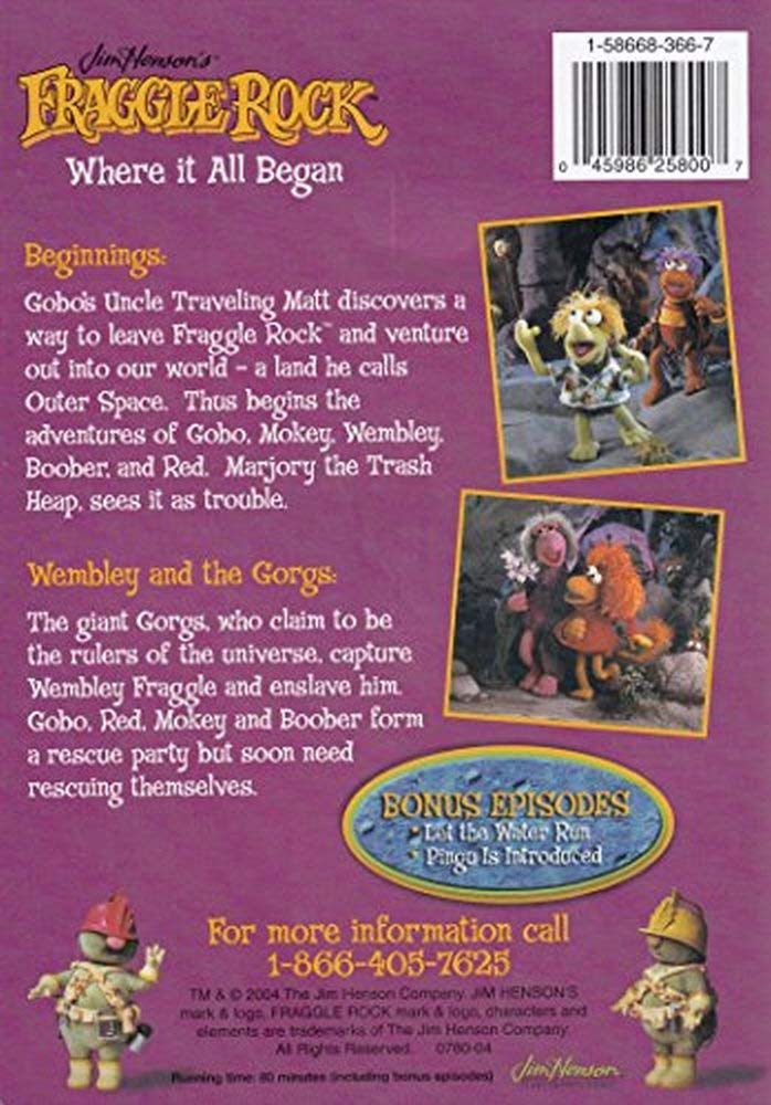 Fraggle Rock: Where It All Began [Import] [DVD] - Very Good