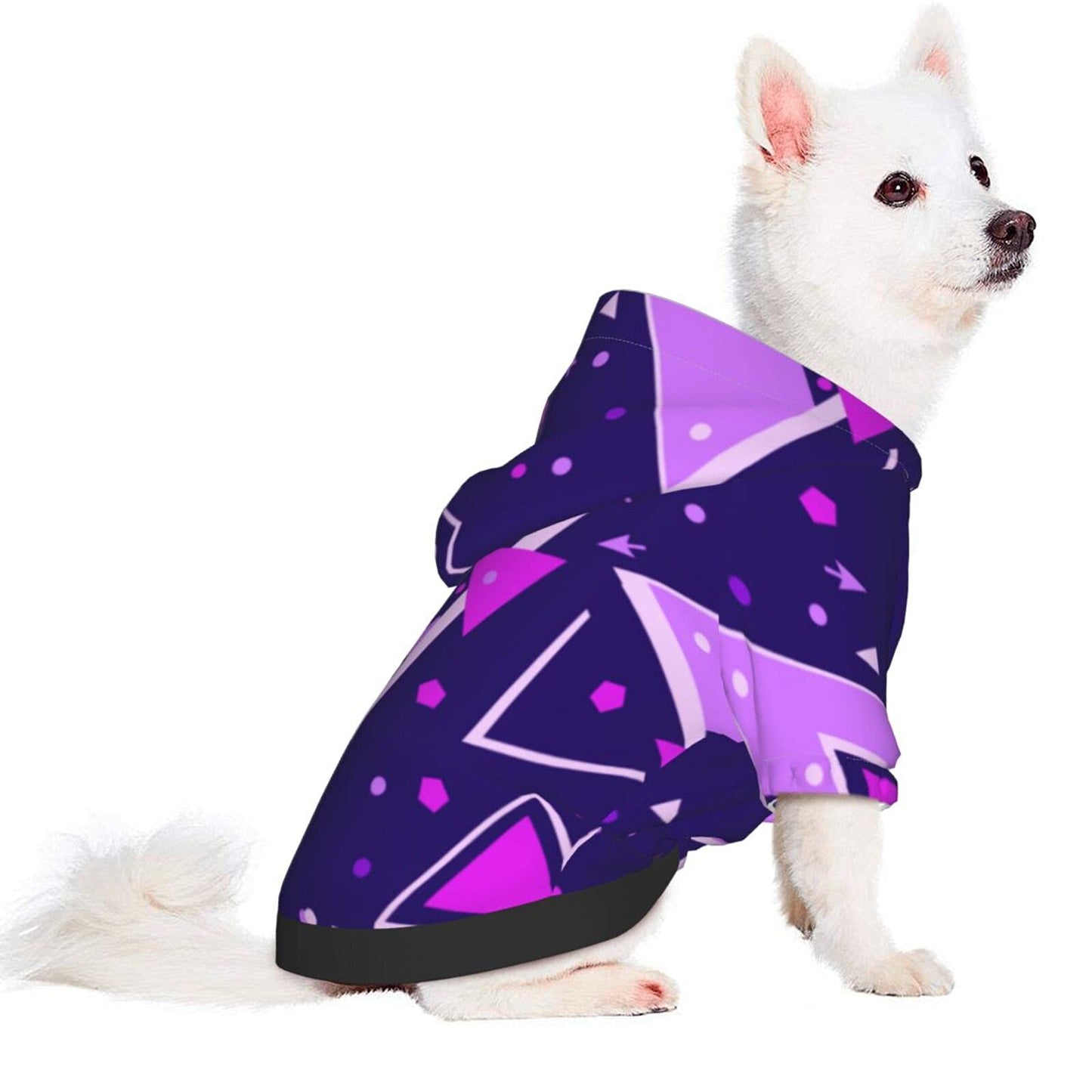 XIWEB Polygon Combination Pet Hoodie Soft Can Not Play Sports Shirt Small and Medium-Sized Dogs Cats and Dogs Hoodie Coat Clothing - Good