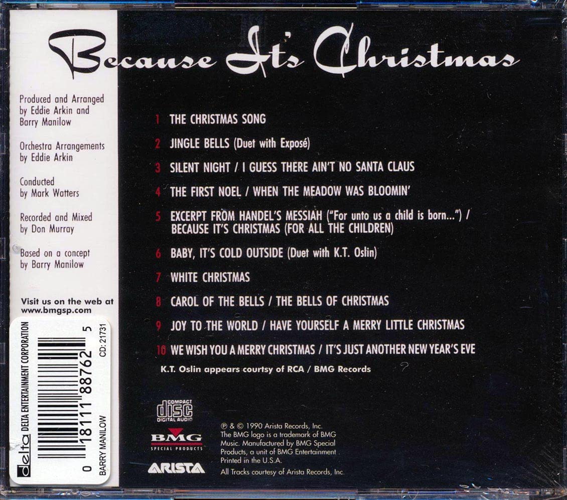 Because It's Christmas [Audio CD] - Very Good