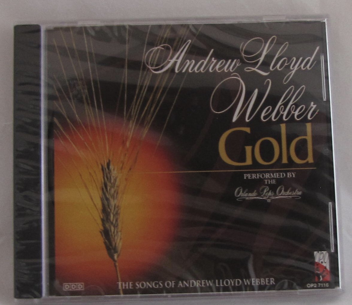 Andrew Lloyd Webber Gold [Audio CD] Orlando Philharmonic Orchestra and Lane, Andrew - Very Good