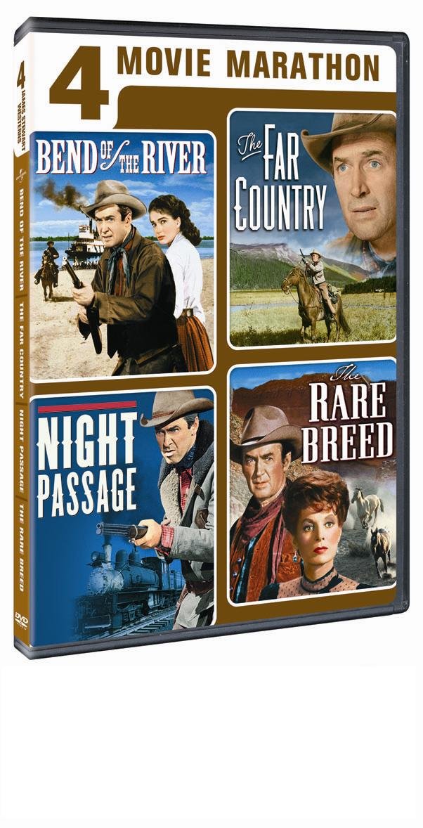 4-Movie Marathon: James Stewart (Bend of the River / The Far Country / Night Passage / The Rare Breed) [DVD]