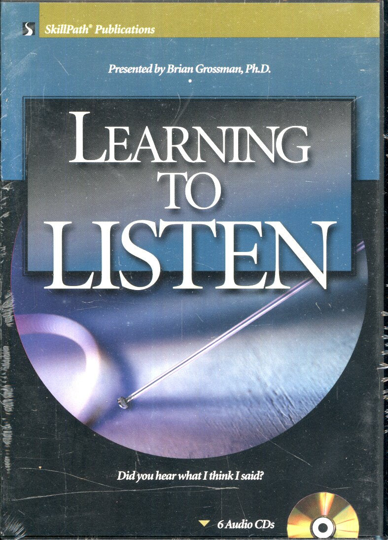 Learning To Listen - Brian Grossman Ph.d Skillpath Publications 6 Audio Cds New [Audio CD] - Very Good