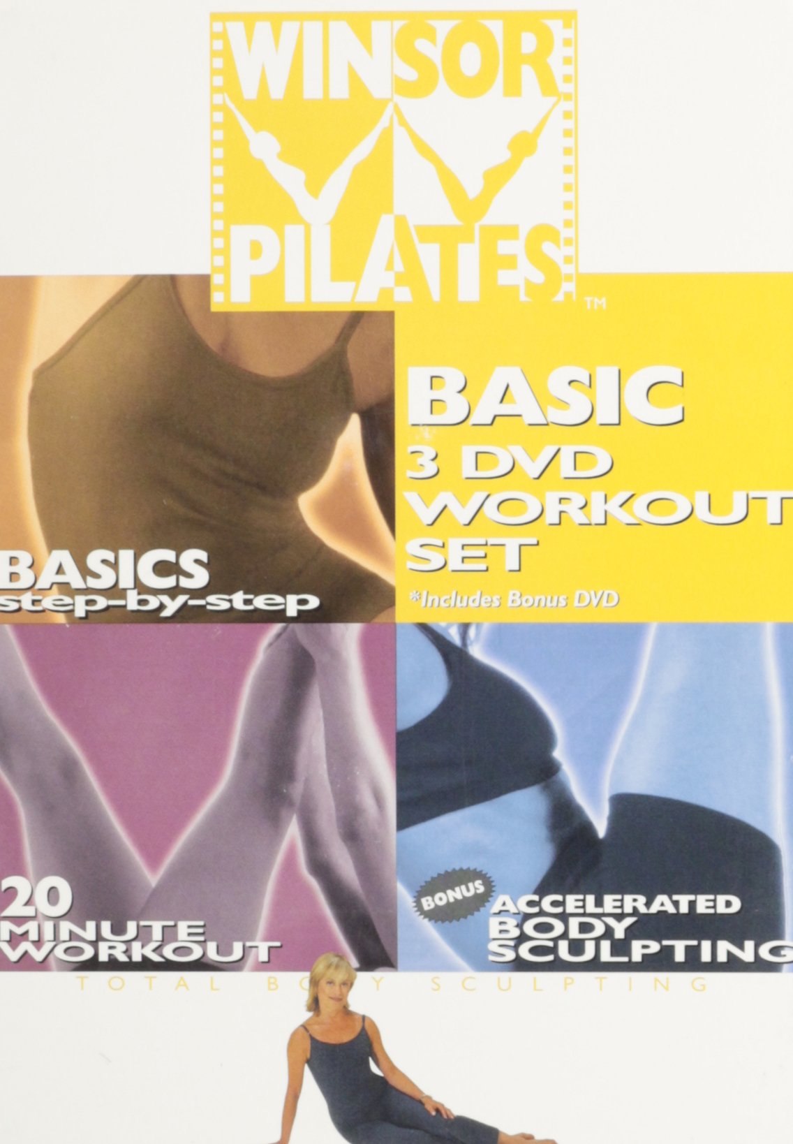 Winsor Pilates Basic 3 DVD Workout Set (Basics Step-By-Step/20 Minute Workout/Accelerated Body Sculpting) [DVD]