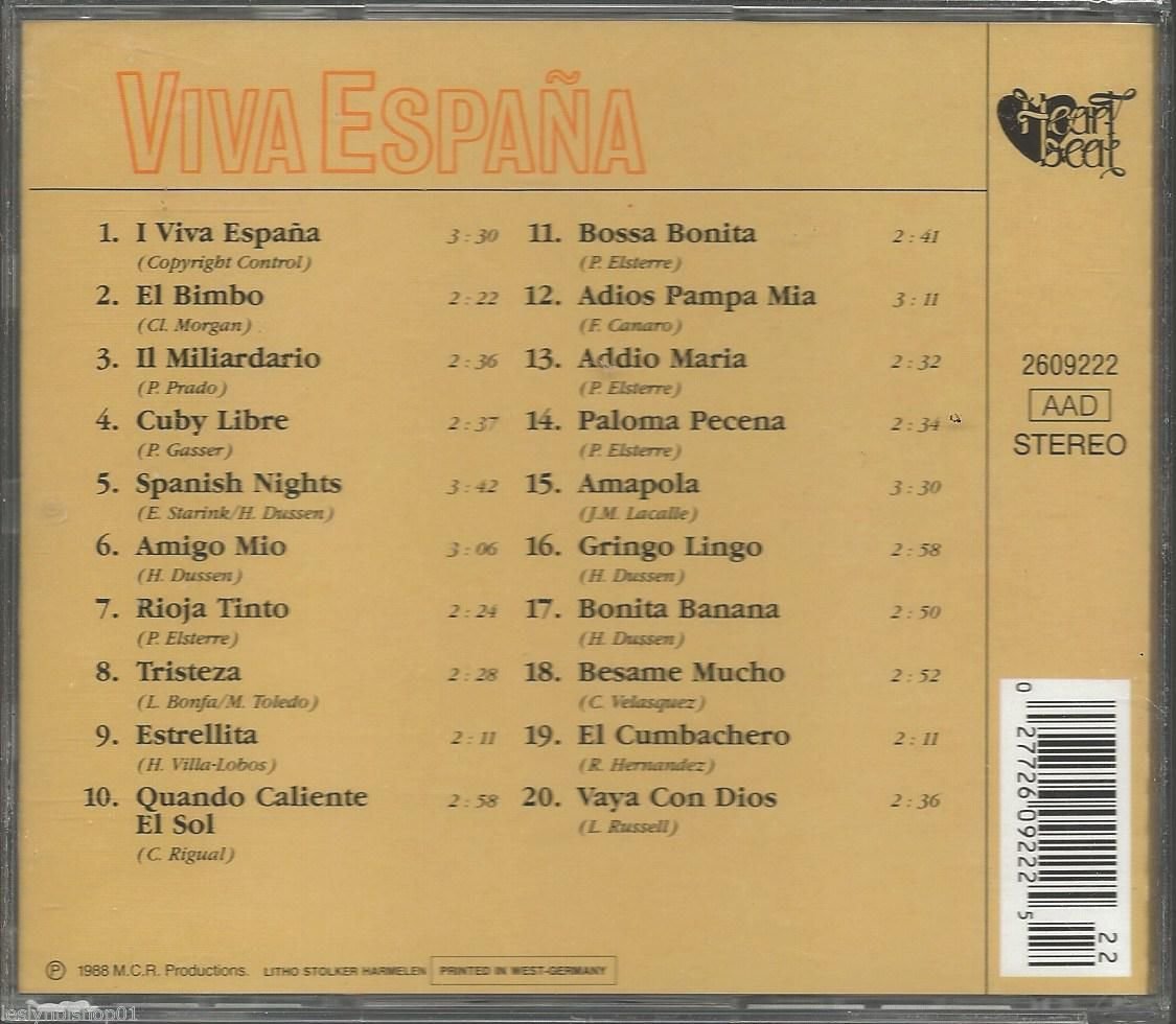 Viva Espana [Audio CD] - Very Good