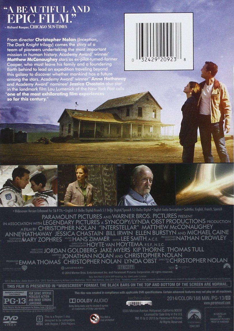 Interstellar [DVD] - Good