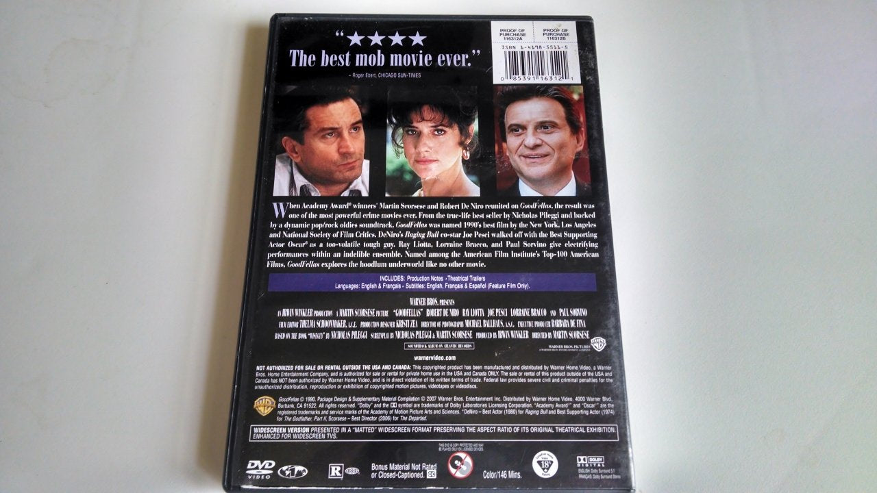 Goodfellas [DVD] - Good