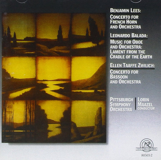 Lees: Concerto for French Horn & Orchestra / Balada: Music for Oboe & Orchestra / Zwilich: Concerto for Bassoon & Orchestra [Audio CD] Balada; Lees; Zwilich and Lorin Maazel