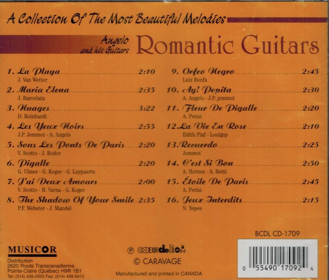 Romantic Guitars [Audio CD] Various