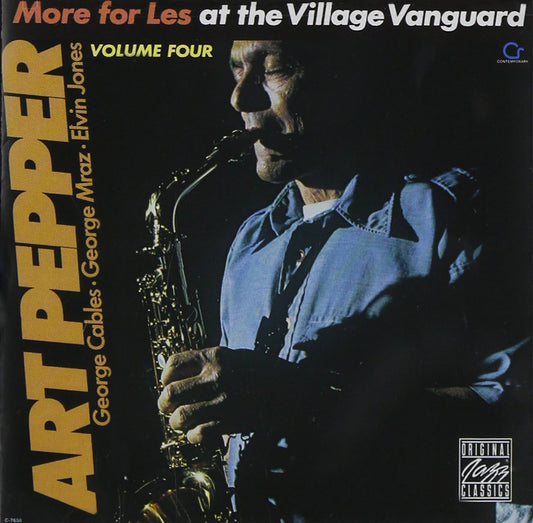 At the Village Vangaurd 4: More for Less [Audio CD] PEPPER,ART - Very Good