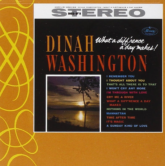 WASHINGTON;DINAH - WHAT A DIFFERENCE A DAY MAKES! [Audio CD] WASHINGTON;DINAH - Very Good