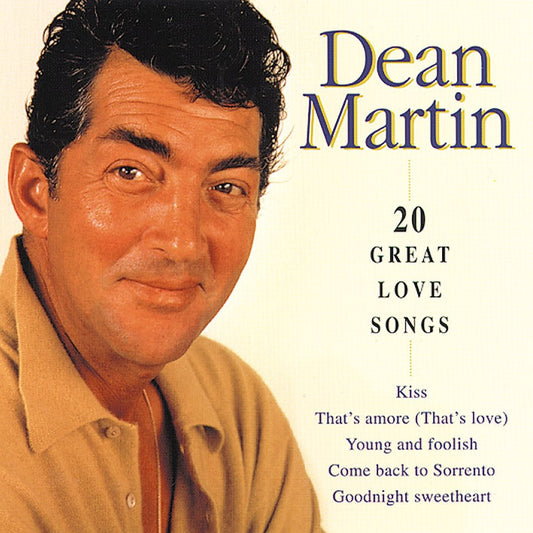 20 Great Love Songs [Audio CD] Martin, Dean - Very Good