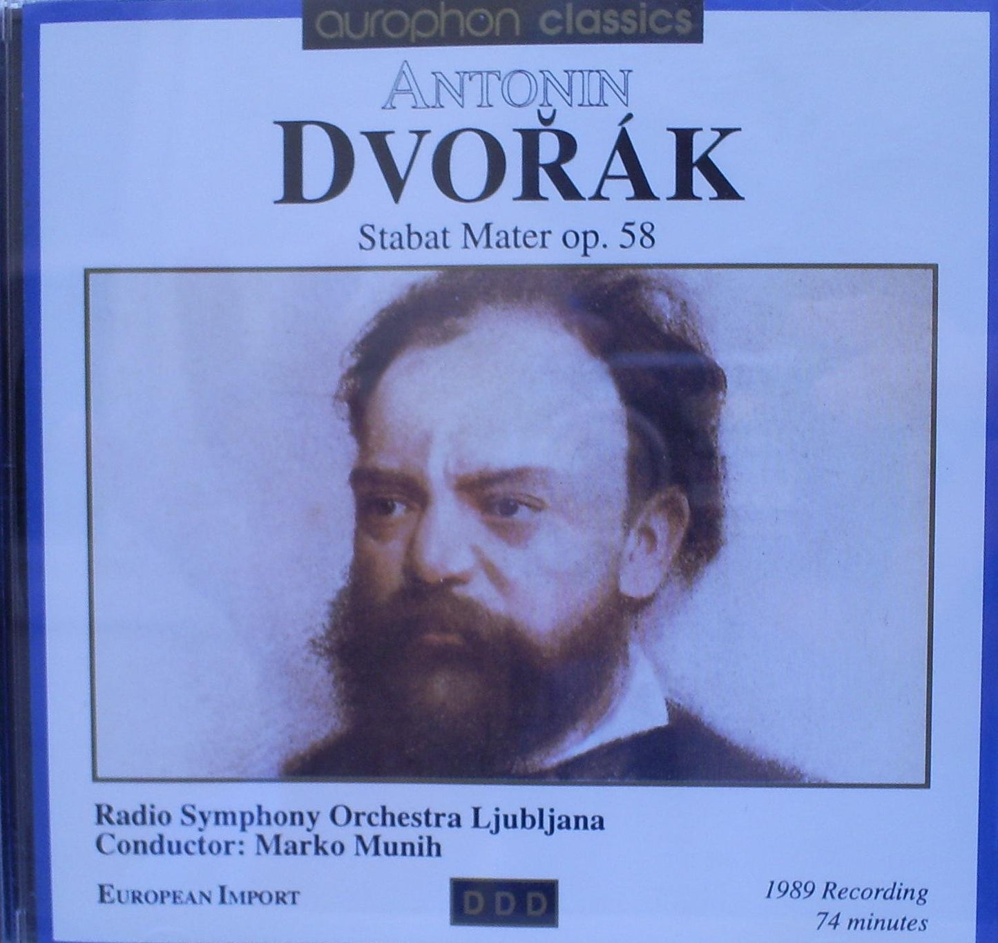 Stabat Mater Opus 58 [Audio CD] Dvorak and Munih - Very Good