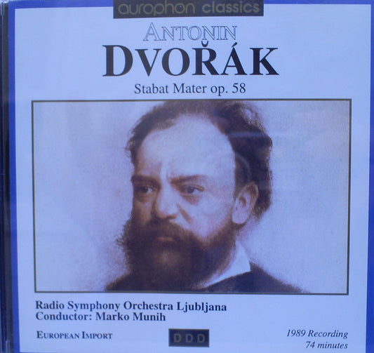 Stabat Mater Opus 58 [Audio CD] Dvorak and Munih - Very Good