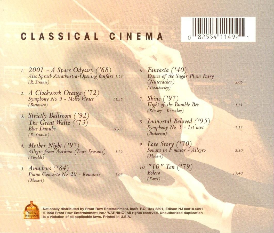 Escape Classical Evenings: Classical Cinema [Audio CD] [Audio CD] [Audio CD] [Audio CD] [Audio CD] - Very Good