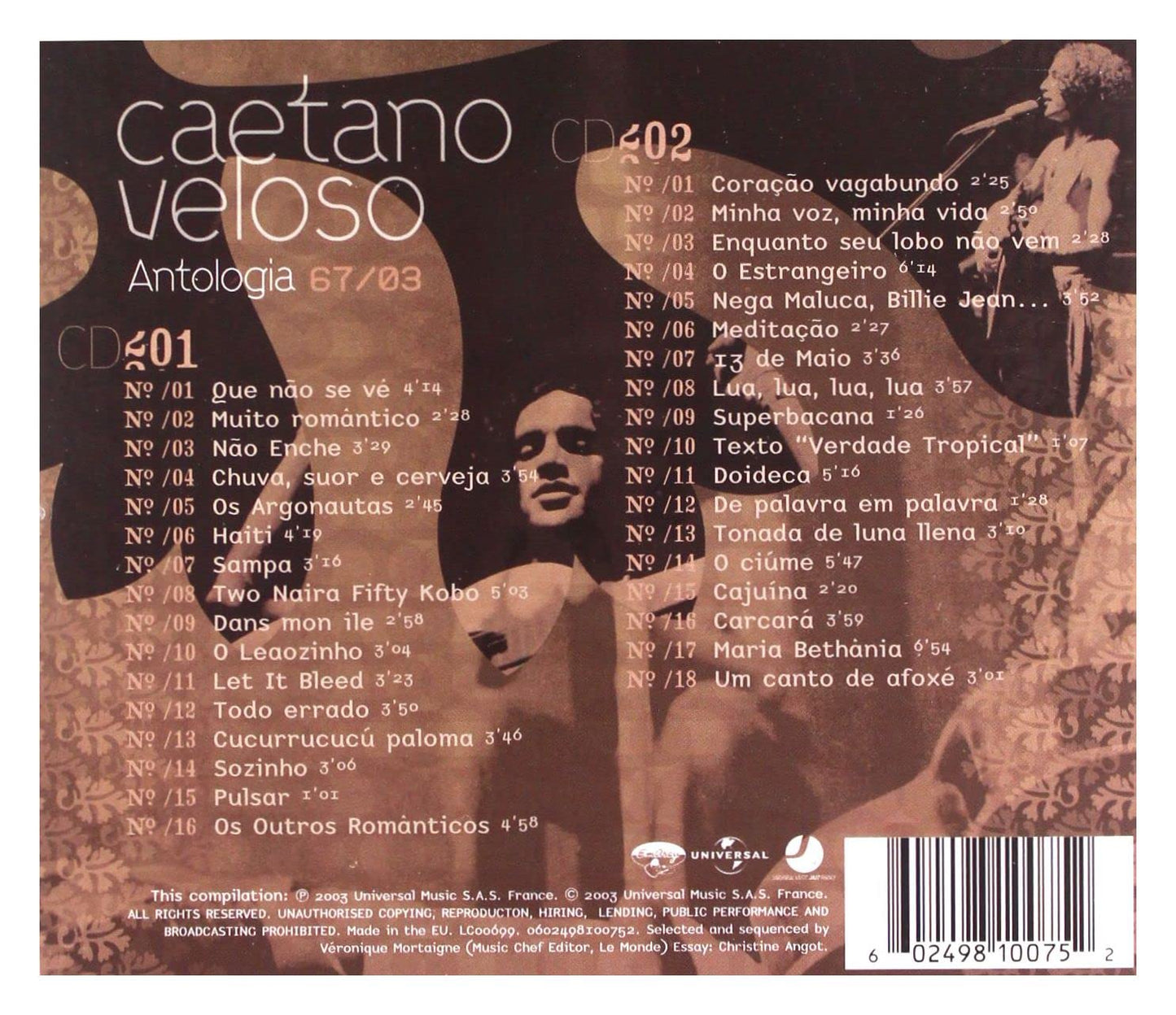 Antologia [Audio CD] Caetano Veloso