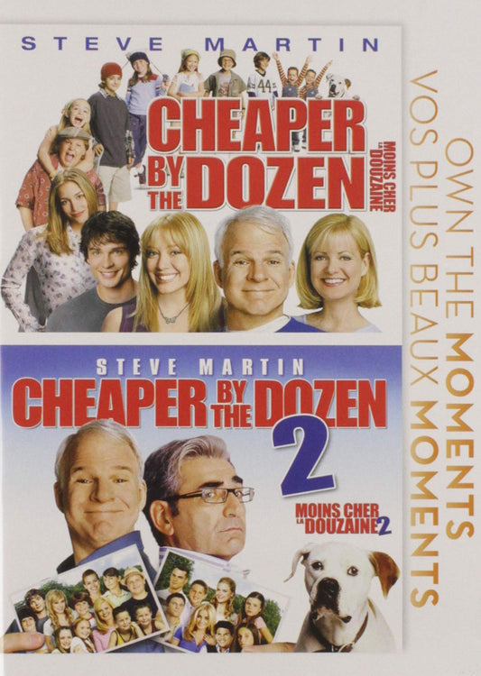 Cheaper By the Dozen 1 / Cheaper By the Dozen 2 (Moins Cher La Douzaine 1/2) (Bilingual) [DVD]