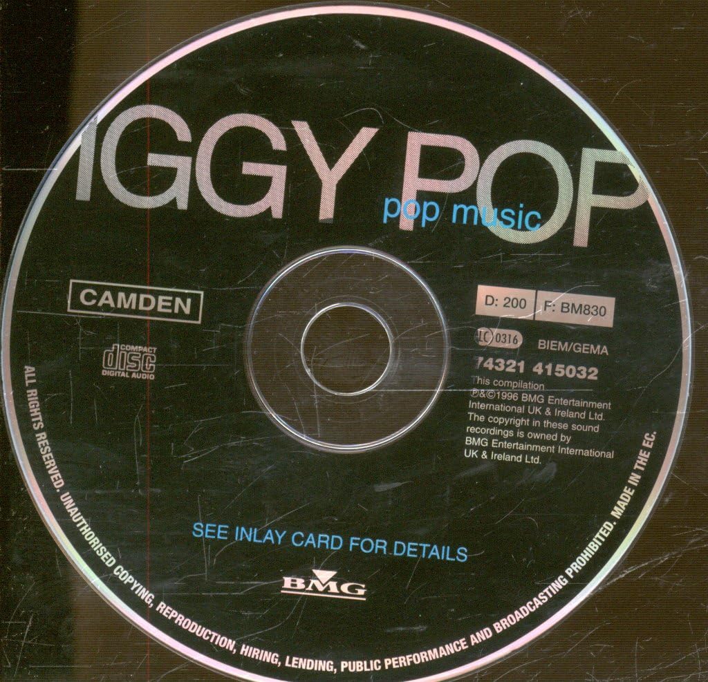 Pop Music [Audio CD] Iggy Pop