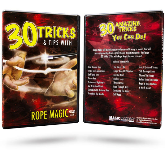 30 Tricks with Rope Magic - The Complete Course in Rope Magic - Rope Tricks [Toy] - Very Good