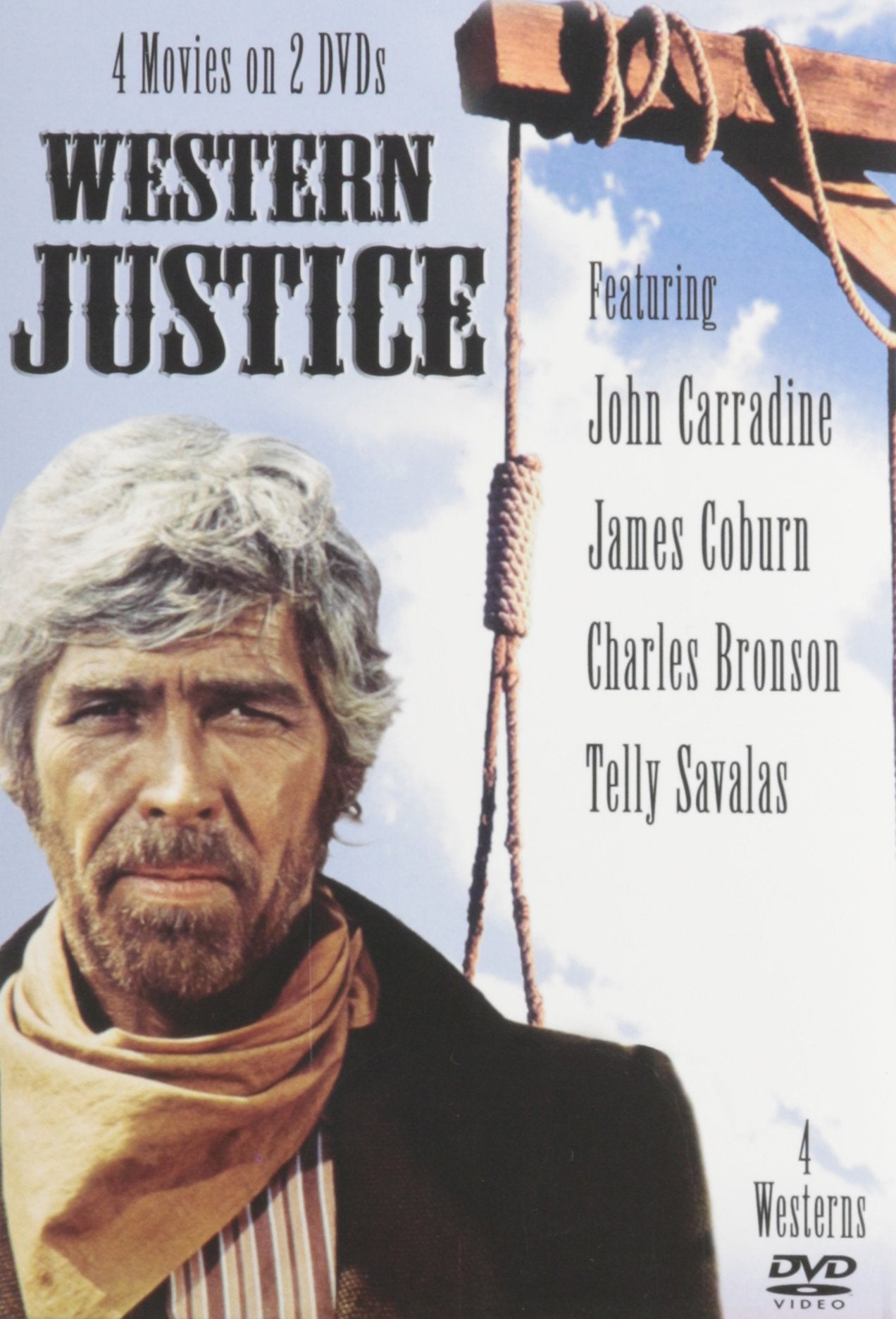 Western Justice (4 Movies on 2 Dvd's) [DVD] - Very Good