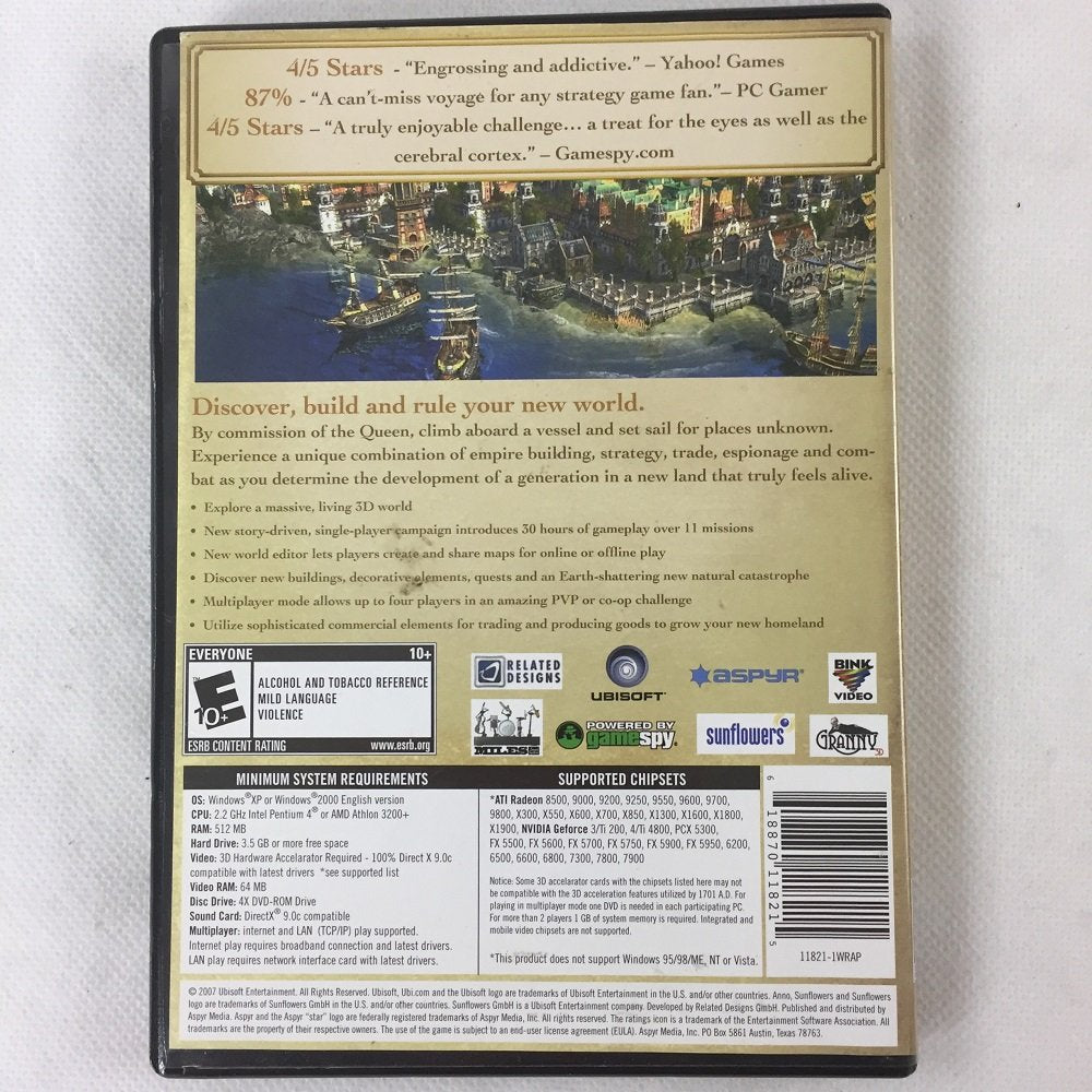 1701 A.D. Gold Edition with 1701 A.D. Sunken Dragon Expansion [video game] - Good