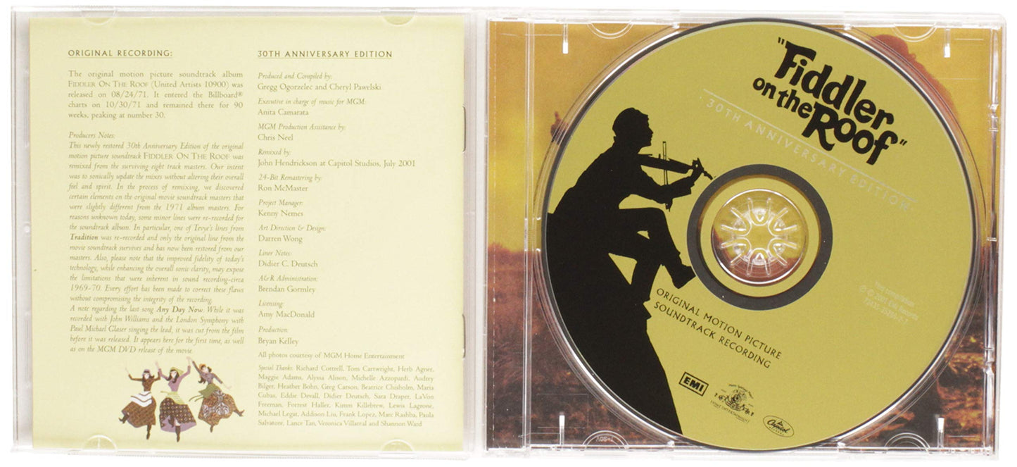 Fiddler on the Roof [Audio CD] Bof and Jerry Bock - Good