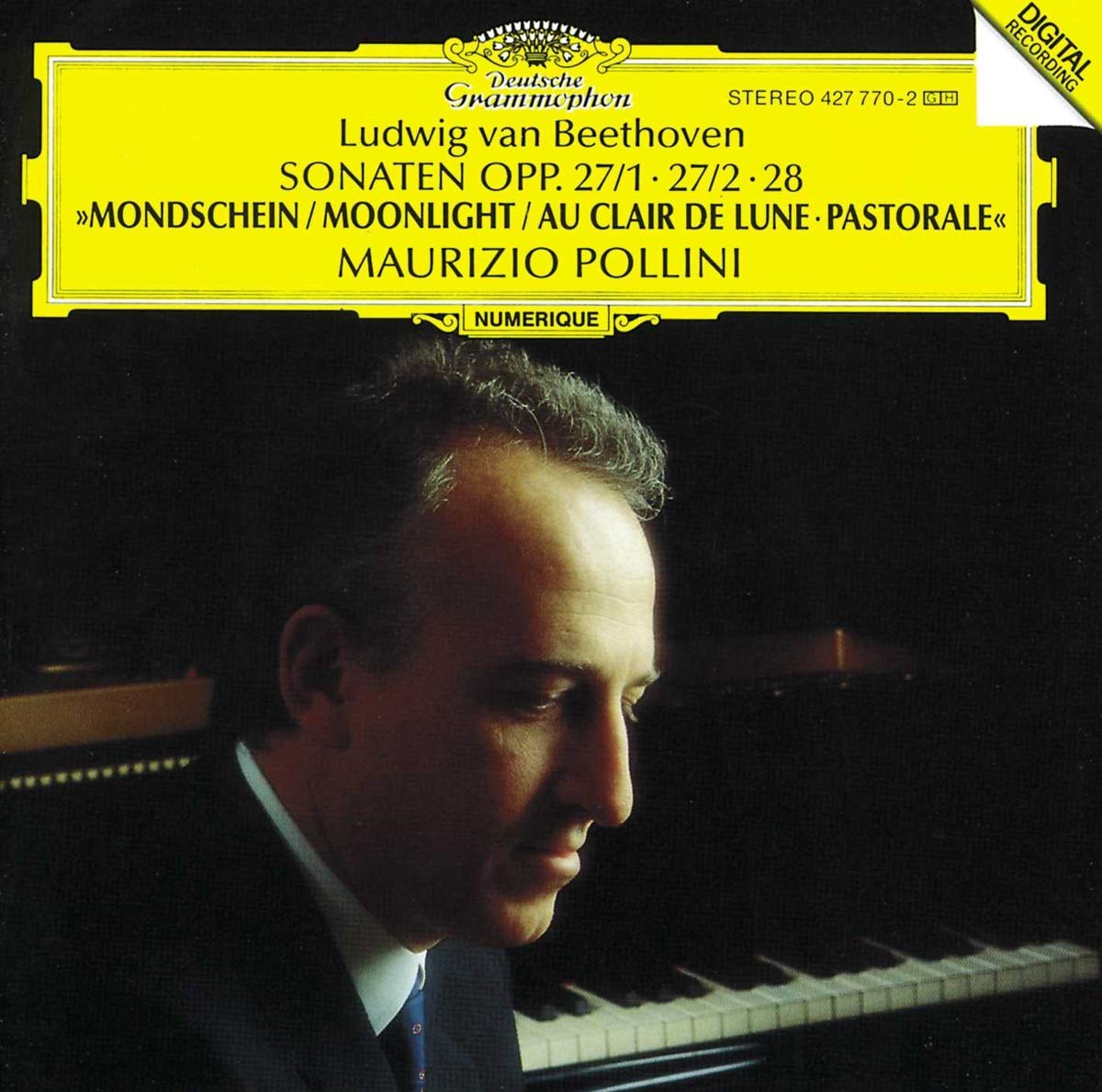 Beethoven: Sonaten Opp. 27/1, 27/2, 28 "Moonlight" [Audio CD] Maurizio Pollini and Beethoven, Ludwig van - Very Good