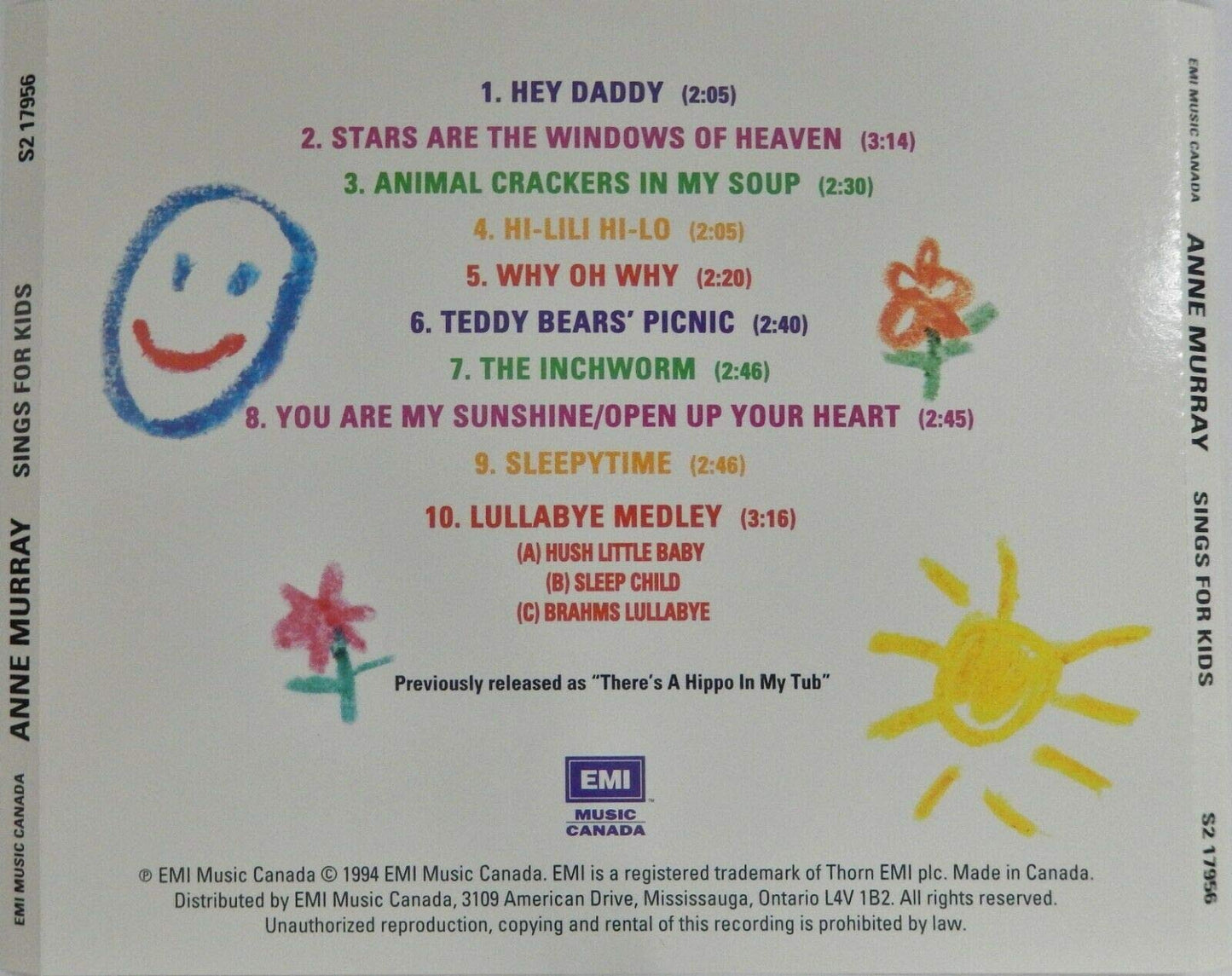 Anne Murray Sings for Kids [Audio CD]