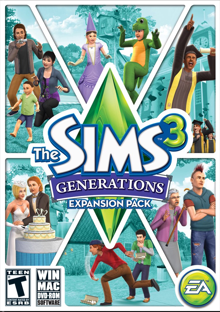 Sims 3 Generations Expansion - Standard Edition [video game] - Very Good