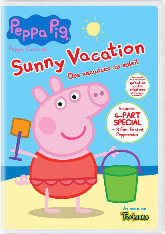 Peppa Pig - Sunny Vacation (Bilingual) [DVD] - Very Good