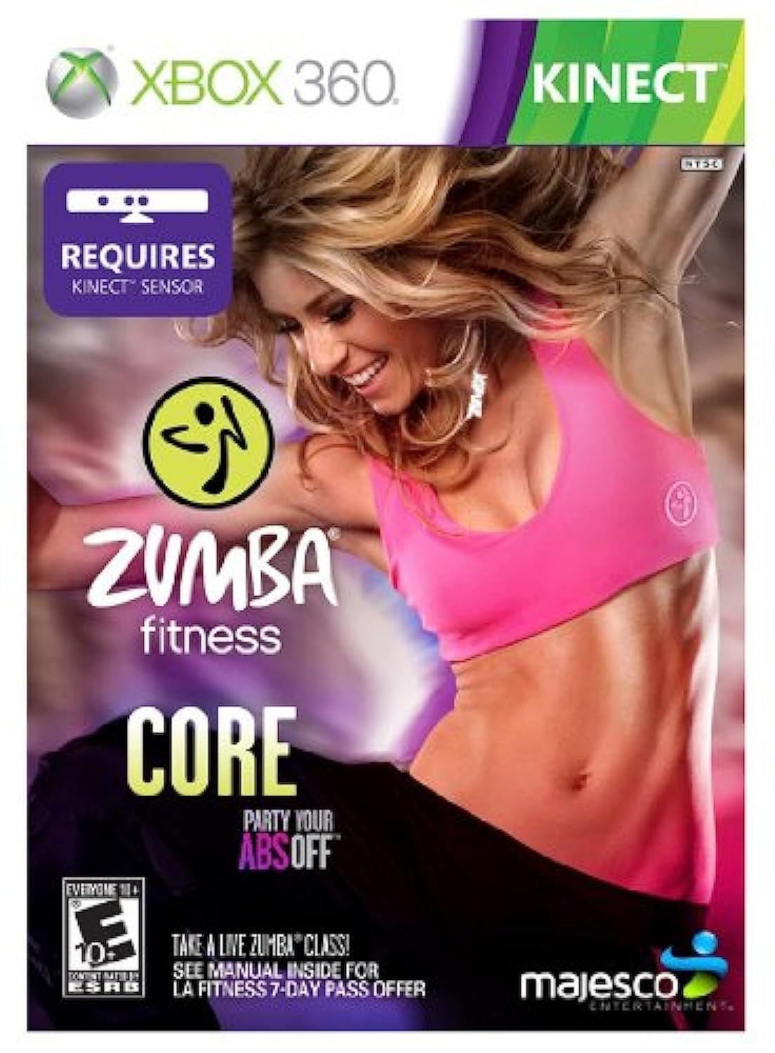 Zumba Fitness Core Xbox 360 Kinect - Standard Edition [video game] - Very Good