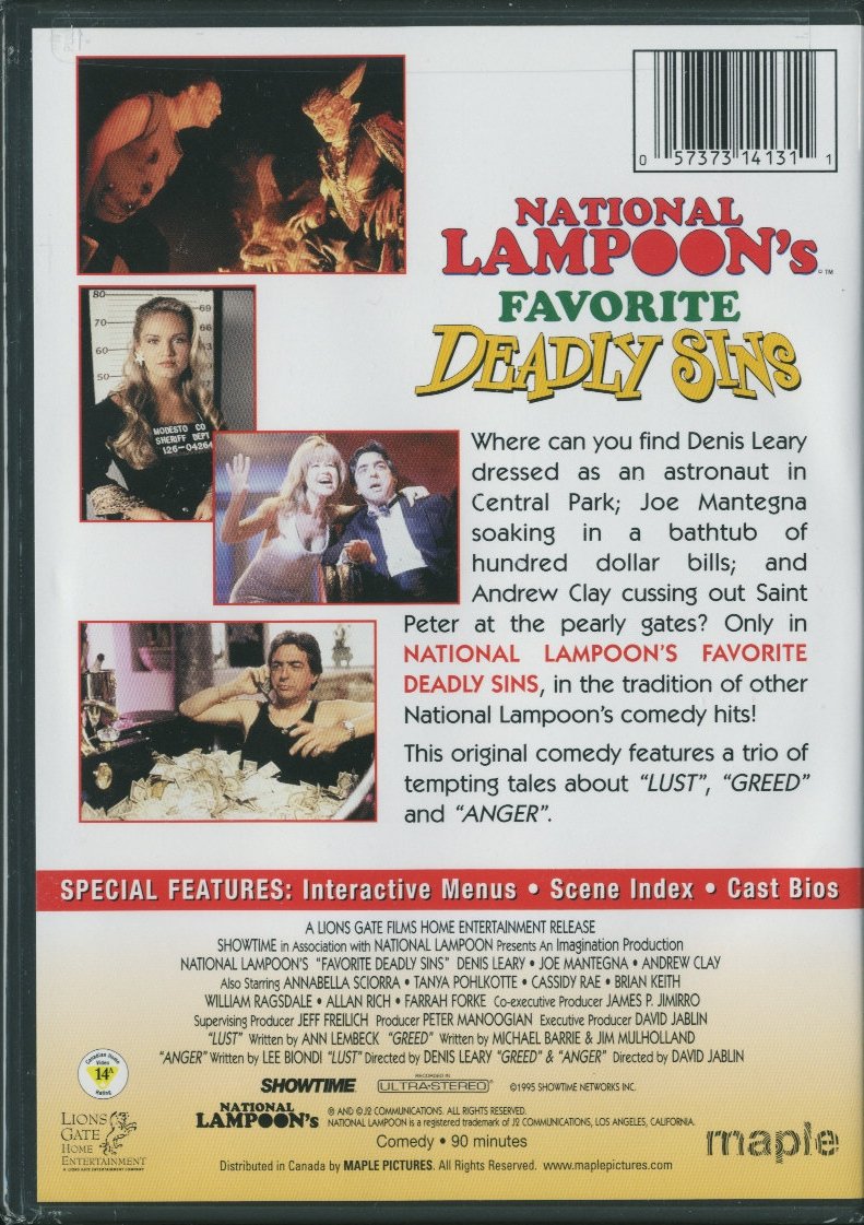 National Lampoon's Favorite Deadly Sins [DVD] - Very Good