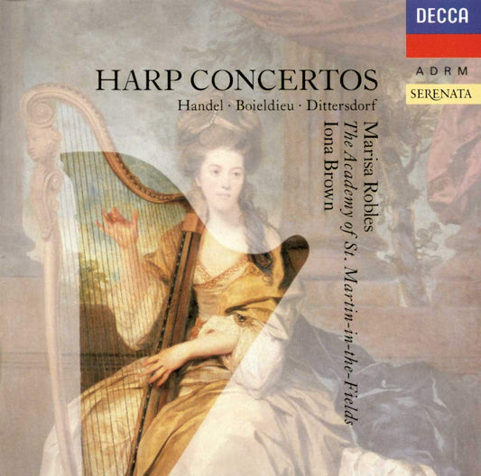 HARP CONCERTOS [Audio CD] Robles, M-Academy Of Smf; George Frederick Handel and Iona Brown - Very Good