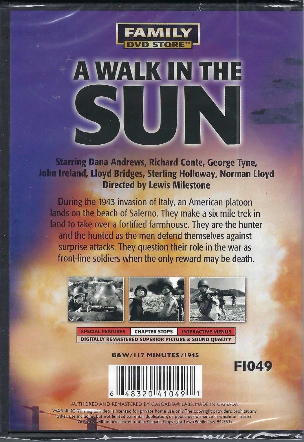 A Walk in the Sun DVD Dana Andrews Richard Co [DVD] - Good