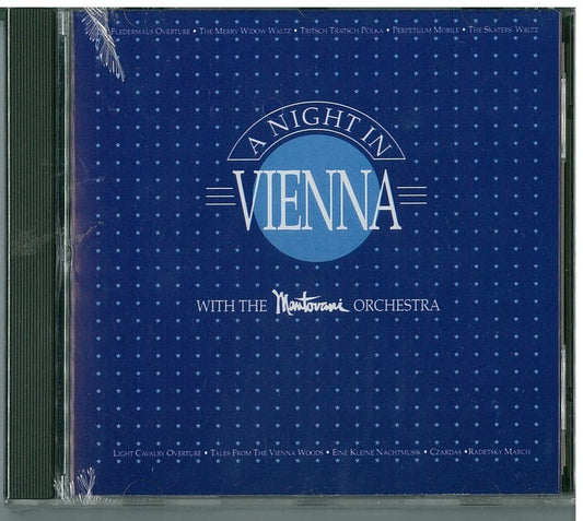 Night in Vienna [Audio CD] Mantovani Orchestra and Balck, Stanley - Very Good